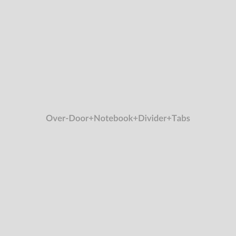 Over-Door Notebook Divider Tabs