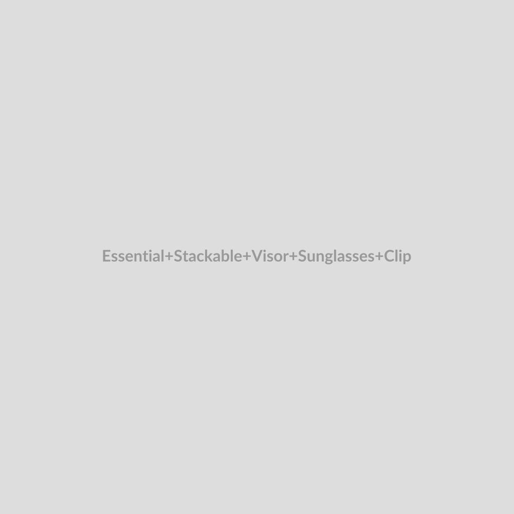Essential Stackable Visor Sunglasses Clip