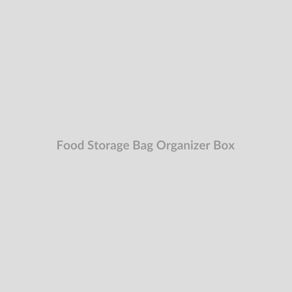 Food Storage Bag Organizer Box