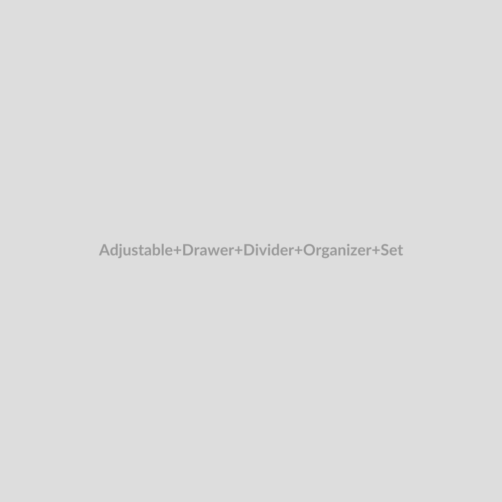 Adjustable Drawer Divider Organizer Set