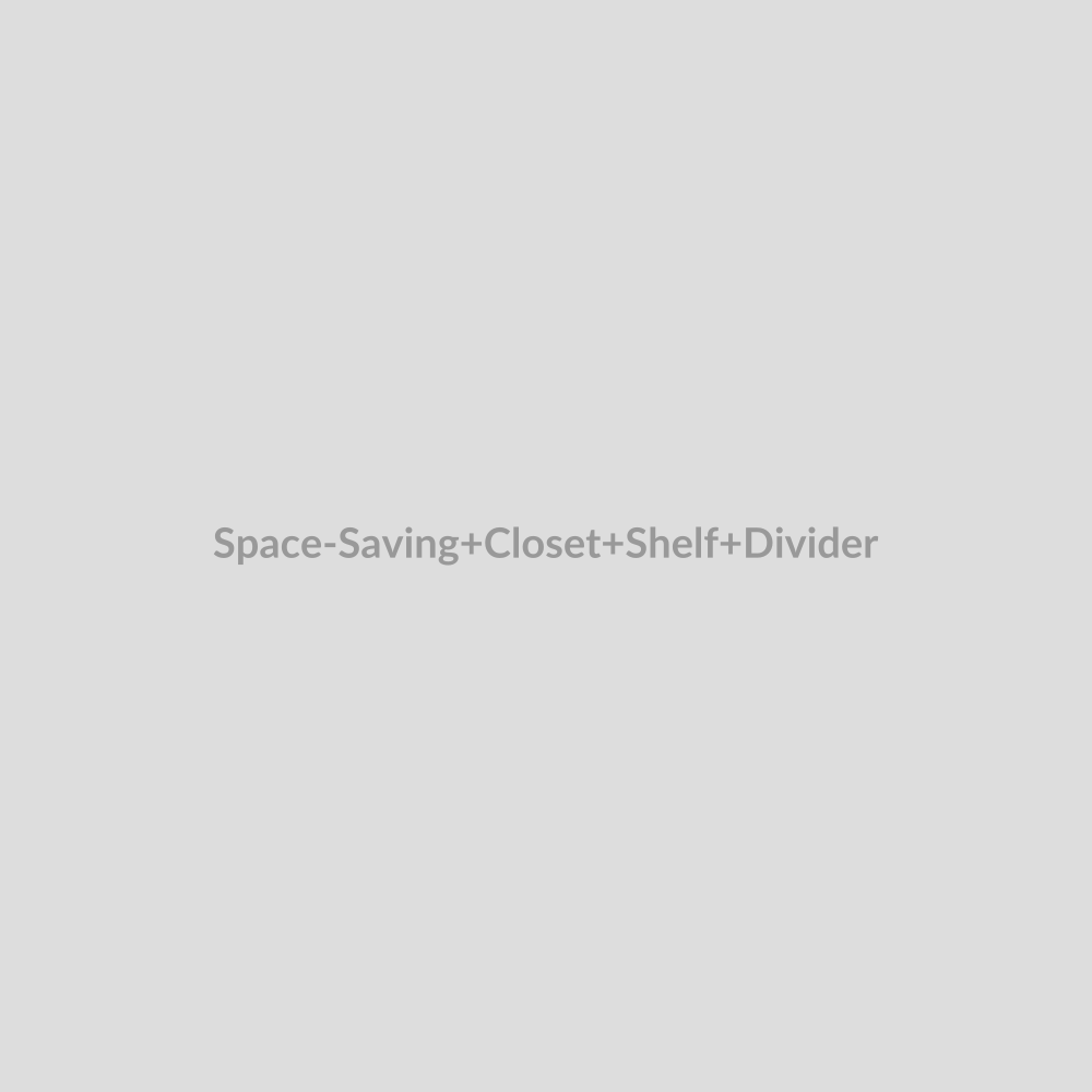 Space-Saving Closet Shelf Divider