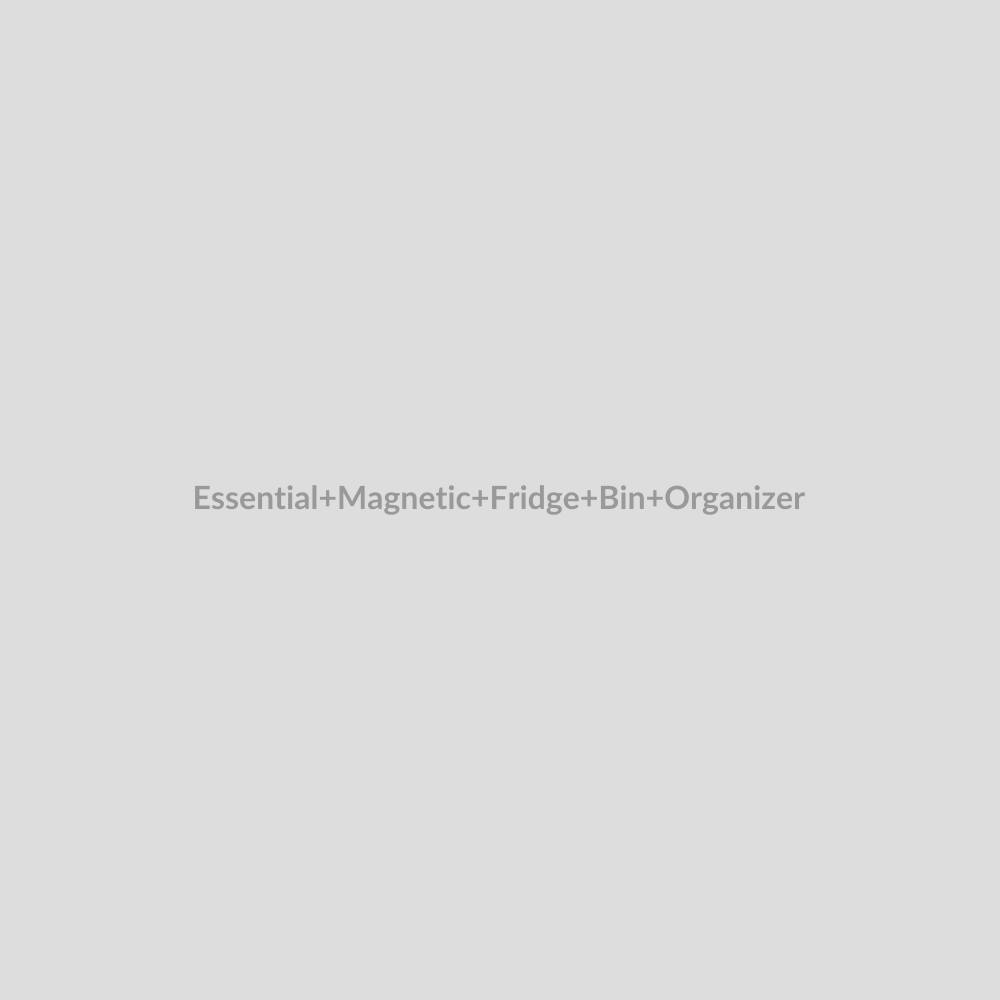 Essential Magnetic Fridge Bin Organizer