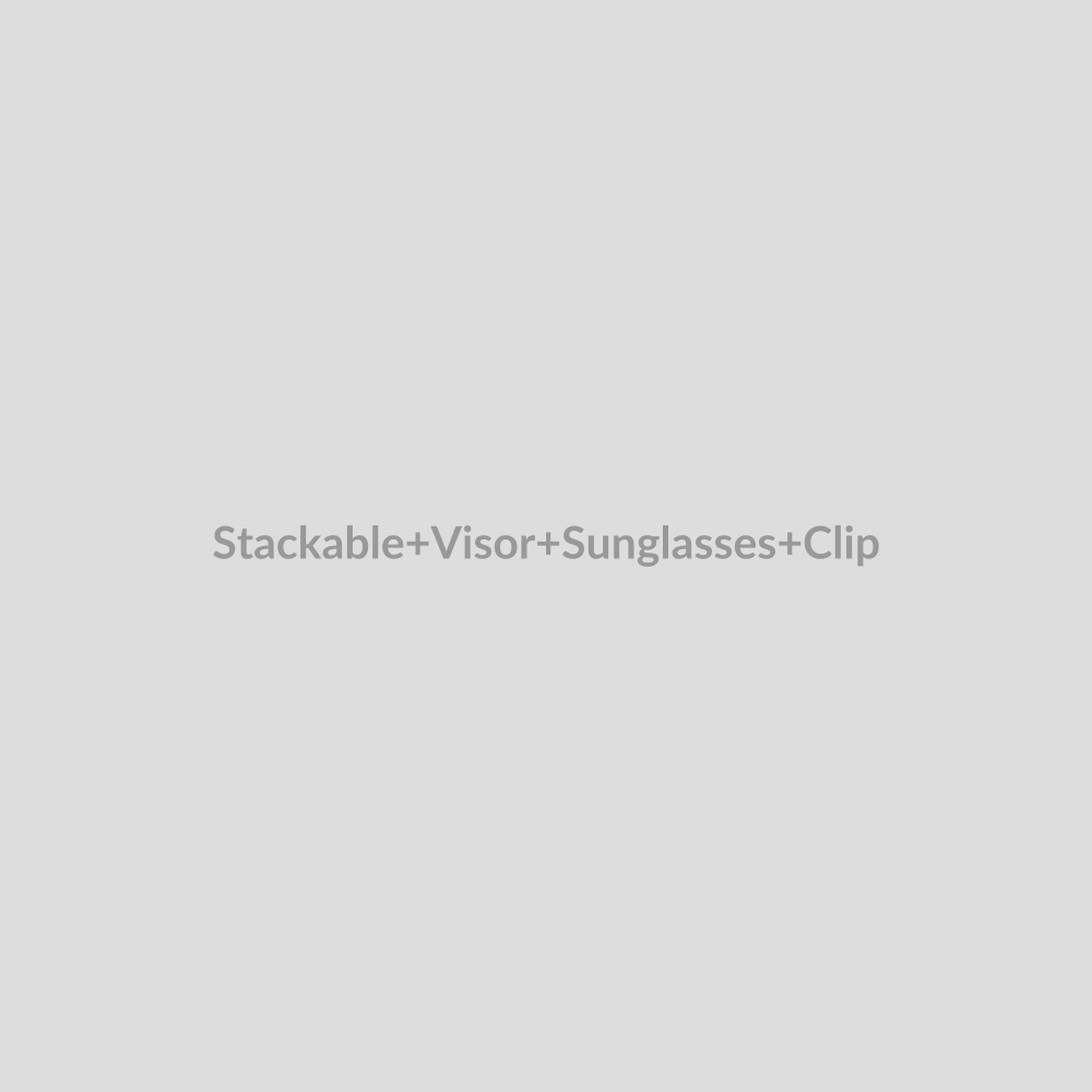 Stackable Visor Sunglasses Clip